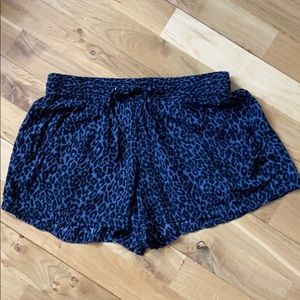 French Connection Leopard Shorts with Pockets